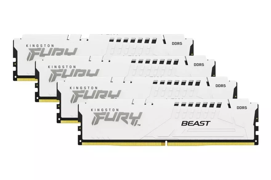 Kingston FURY Beast White DDR5 5600MHz 128GB 4x32GB CL40