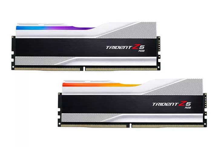 Memoria DDR5 G.Skill Trident Z5 RGB 32GB 2x16GB 6600MHz CL34 XMP 3.0 Plata