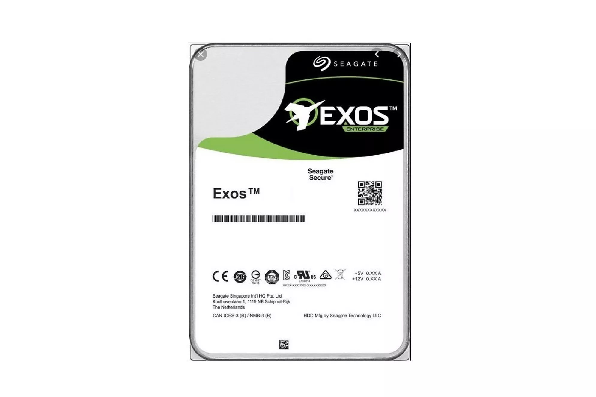 DISCO SEAGATE EXOS X16 14TB SAS3 256MB