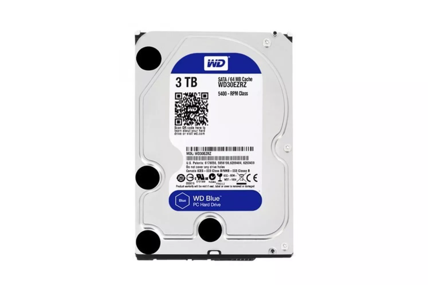 HDD WESTERN DIGITAL 3.5\1 3TB BLUE SATA III