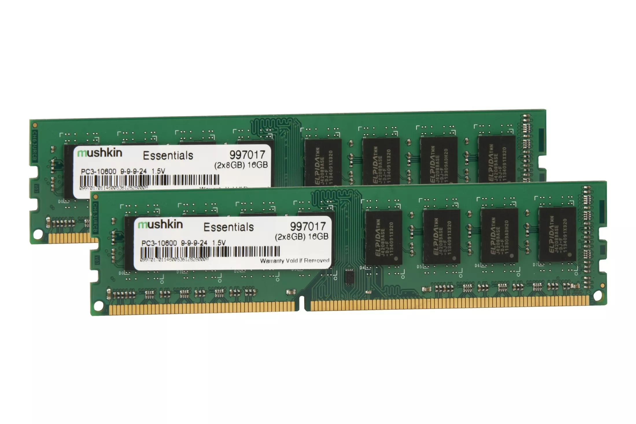 997031 módulo de memoria 16 GB 2 x 8 GB DDR3 1600 MHz, Memoria RAM