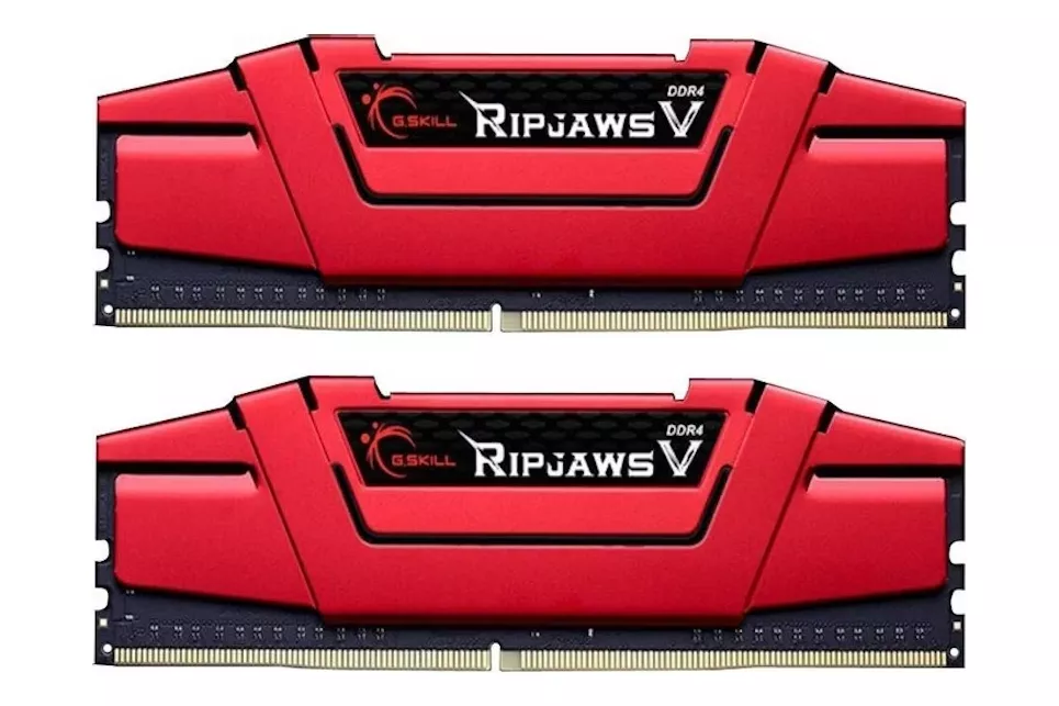 G.Skill Kit 16GB (2 x 8GB) DDR4 2666MHz Ripjaws V Red CL15