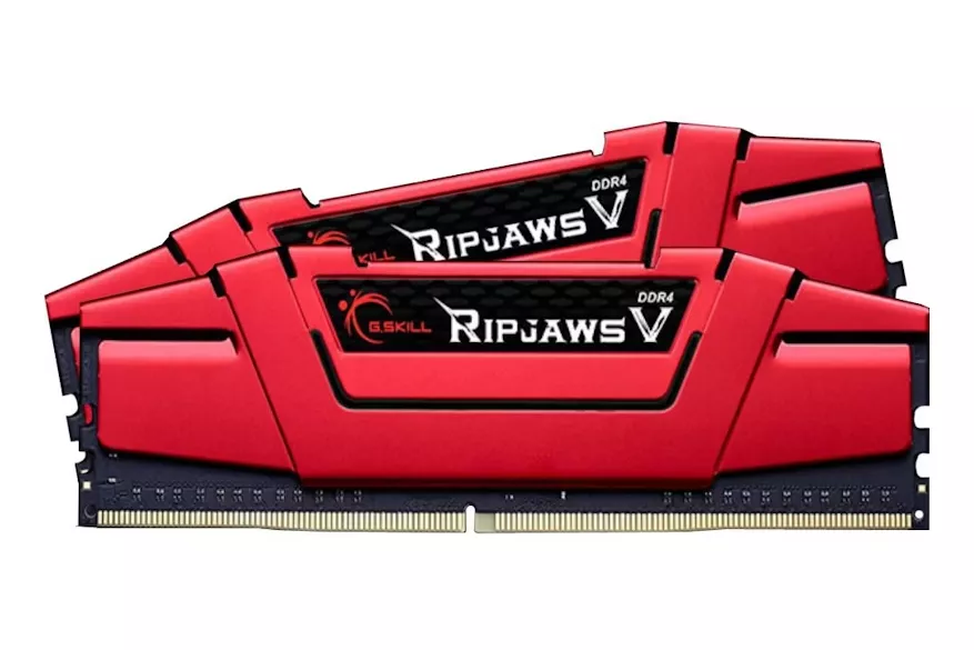 G.Skill Kit 8GB (2 x 4GB) DDR4 2666MHz Ripjaws V Red CL15