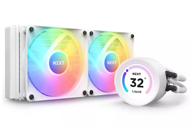 NZXT Kraken Elite 240 RGB Kit de Refrigeración Líquida 240mm Blanco