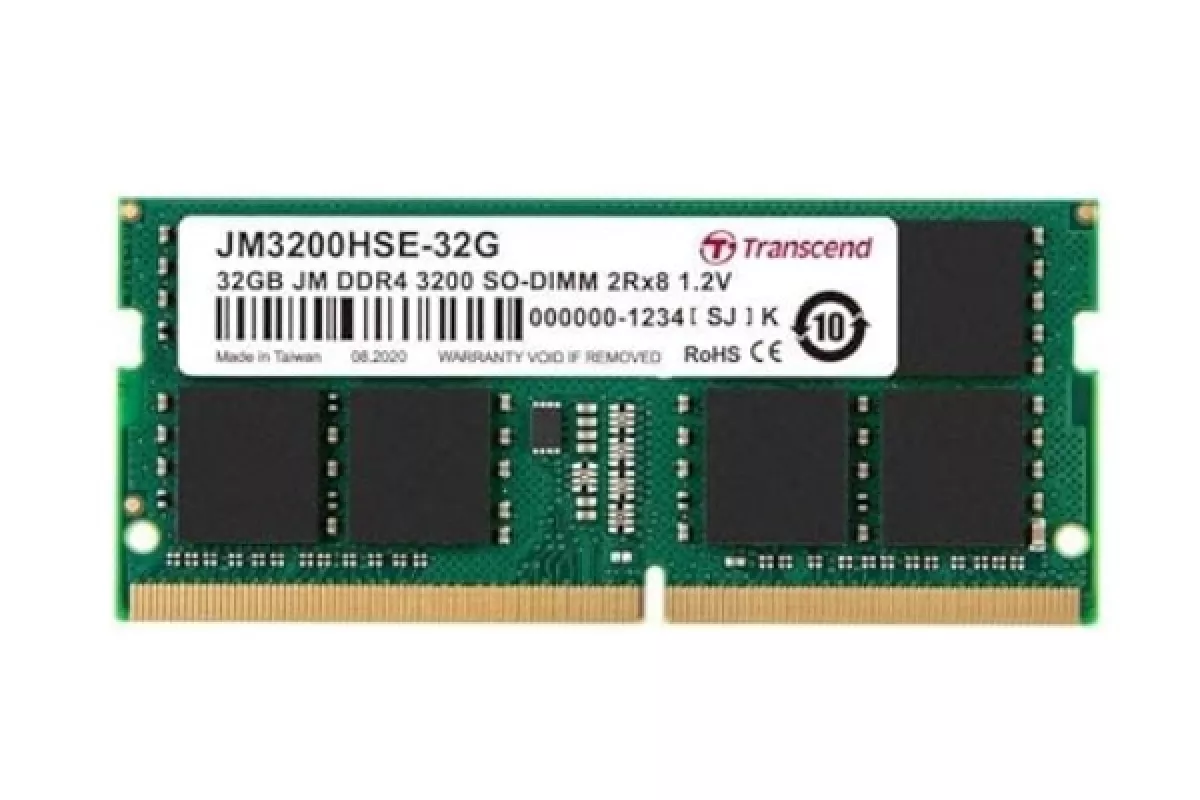 SODIMM 32GB 3200Mhz DDR4 TRANSCEND M1.2V CL22 2Rx8