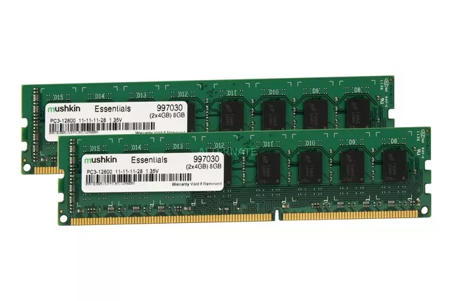 DIMM 8GB DDR3 Essentials módulo de memoria 2 x 4 GB 1600 MHz, Memoria RAM