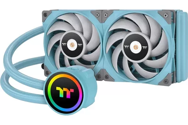 CL-W319-PL12TQ-A sistema de refrigeración para ordenador Procesador Sistema de refrigeración líquida todo en uno 12 cm Turquesa 1 pieza(s), Refrigeración por agua