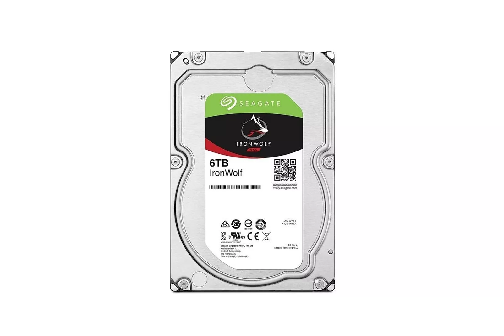 Disco Seagate IronWolf 6TB 5400rpm 256MB SATA III