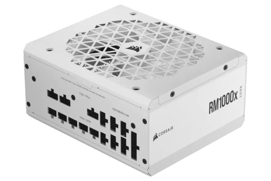 Fuente Alimentación Modular Corsair RMx Shift Series RM1000x 1000W 80 Plus Gold Blanca
