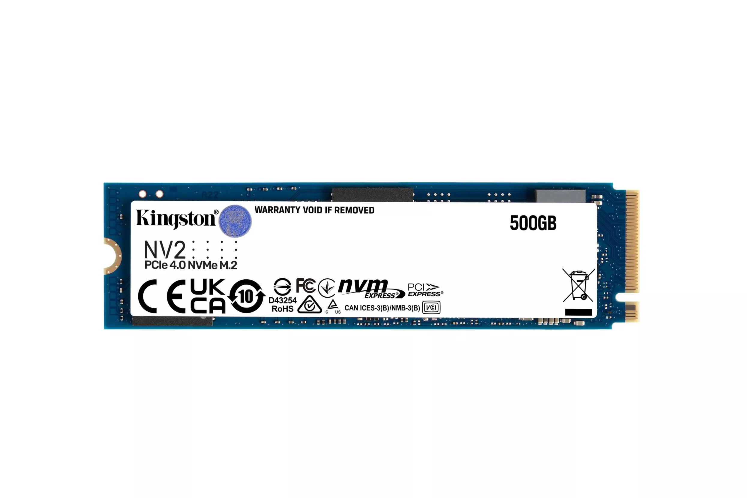 Disco de Estado Sólido NV2 M.2 500 GB PCI Express 4.0 3D NAND Nvme Kingston Technology