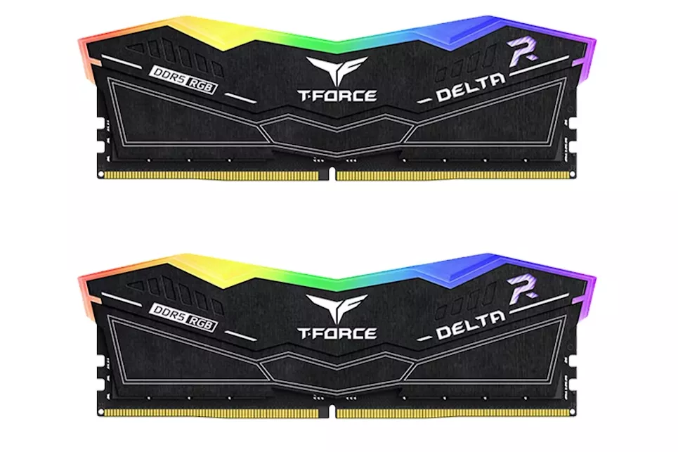 Team Group Kit 32GB (2 x 16GB) DDR5 7600MHz Delta RGB Negro CL36