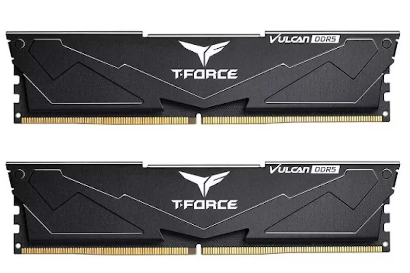 Team Group Kit 64GB (2 x 32GB) DDR5 5200MHz Vulcan Negro CL40