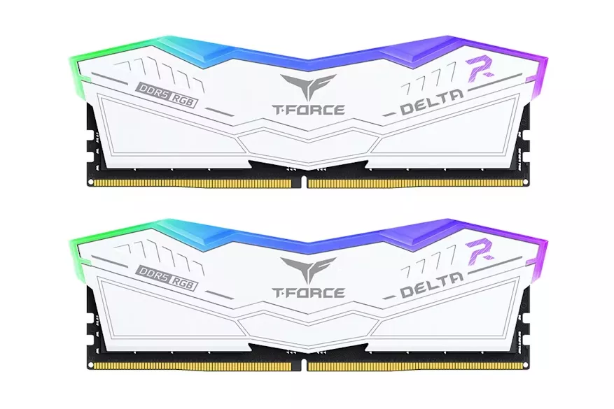 Team Group Kit 96GB (2 x 48GB) DDR5 6800MHz Delta RGB Branco CL36