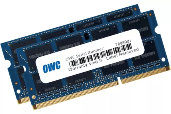 OWC1600DDR3S16P módulo de memoria 16 GB 2 x 8 GB DDR3 1600 MHz, Memoria RAM