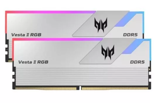 Acer Predator Vesta II RGB DDR5 6000MHz 64GB 2x32GB CL30 Blanca