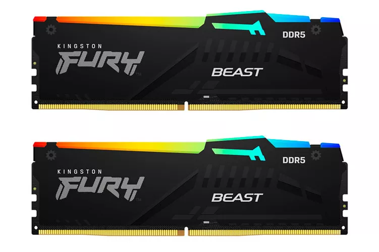 Kingston Fury Beast RGB 32GB (2x16GB) DDR5 6400MHz CL32 - Memoria RAM