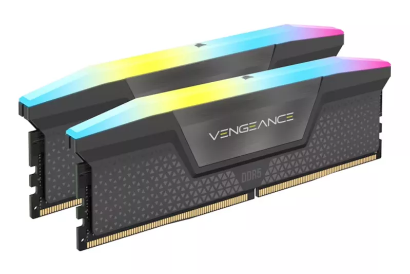 Corsair Kit 32GB (2 x 16GB) DDR5 6000MHz Vengeance RGB EXPO Black CL36