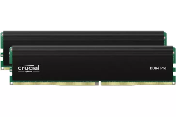 Crucial Kit 32GB (2 x 16GB) DDR4 3200MHz Pro CL22