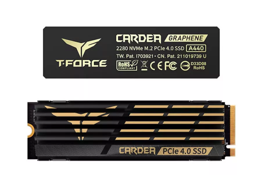 SSD Team Group T-Force Cardea A440 HS 2TB Gen4 M.2 NVMe (7000/6900MB/s)