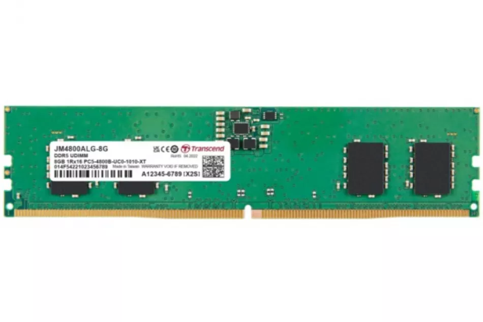 DDR5 8GB 4800Mhz TRANSCEND CL40 1.1V JM4800ALG-8G 1Rx16