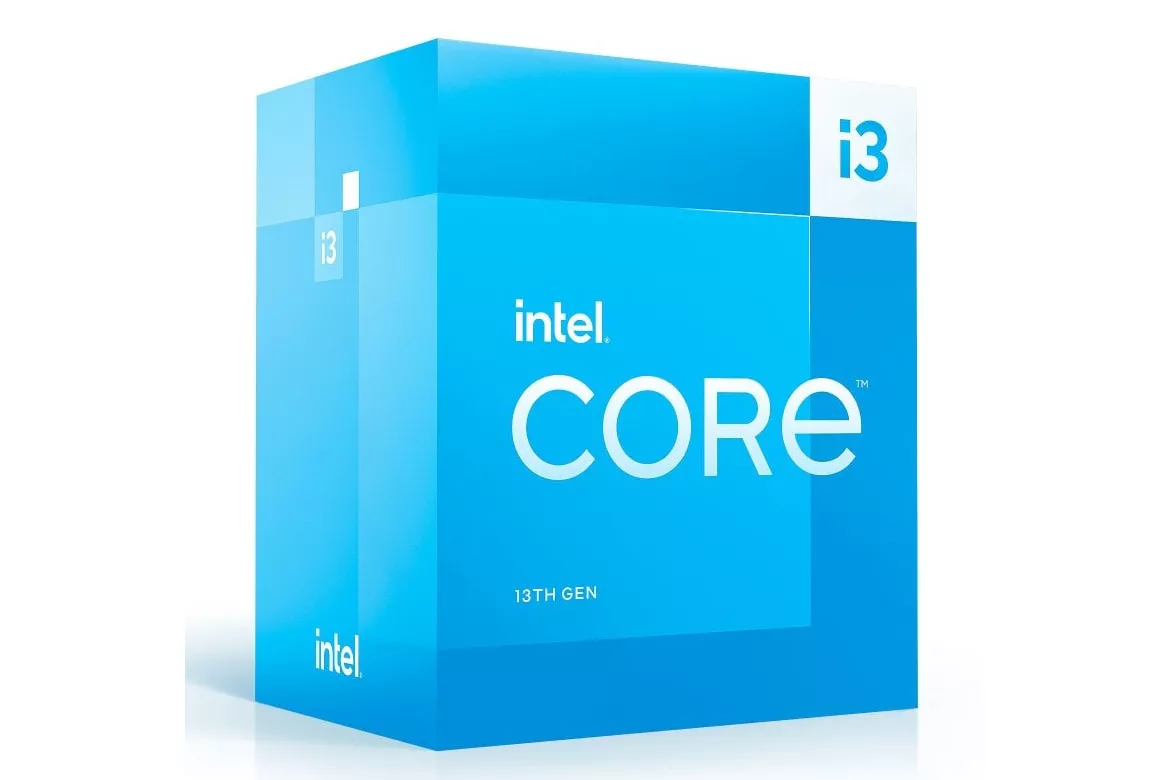 Intel Core i3 13100 - hasta 4.50 GHz - 4 núcleos - 8 hilos -  12 MB caché - LGA1700 Socket - Box