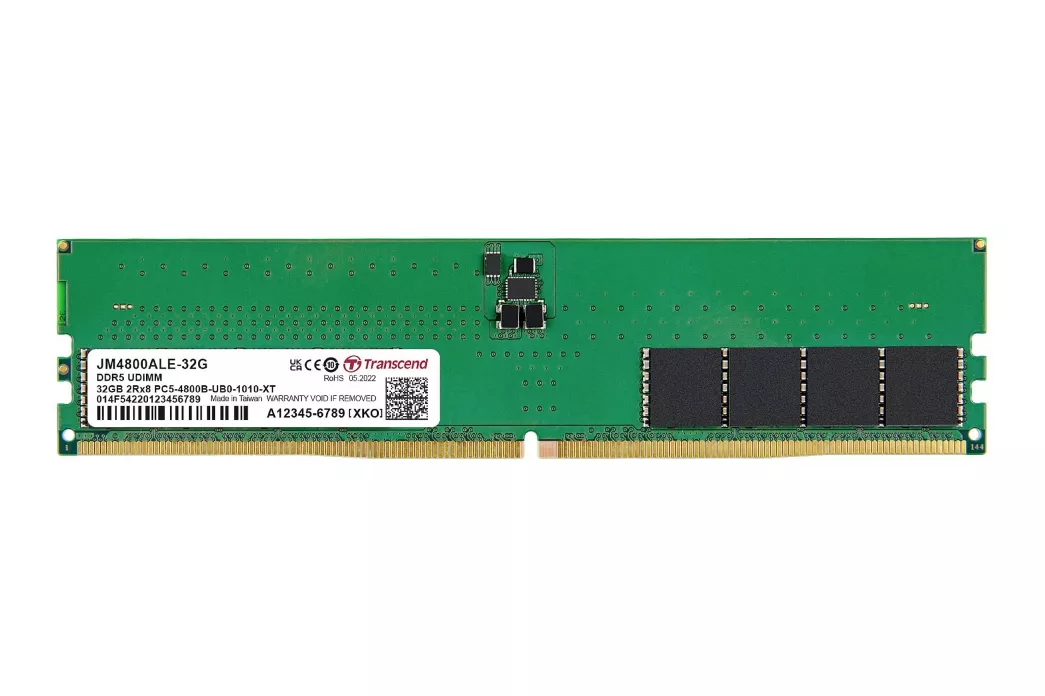 DDR5 32GB 4800Mhz TRANSCEND CL40 1.1V JM4800ALE-32G 2Rx8