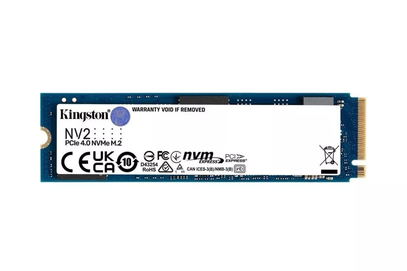 Disco duro interno solido hdd ssd kingston nv2 4tb m2 nvme snv2s - 4000g