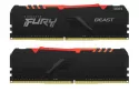 Kingston FURY Beast RGB DDR4 2666 MHz 32 GB 2x16GB CL16