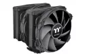 Thermaltake TOUGHAIR 710 Black 7 Pipes Doble Ventilador CPU 140mm Negro