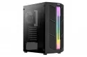 Aerocool Prime Cristal Templado USB 3.1 RGB Negra