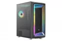 Aerocool Interstellar Torre ATX RGB Cristal Templado USB 3.0 Negra