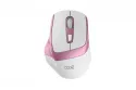 COOL Ergonomic Ratón Inalámbrico 3200 DPI Blanco/Rosa