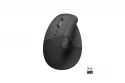 Logitech Lift Ratón Inalámbrico Vertical para Zurdos 4000 DPI Negro/Gris