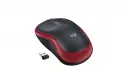 Logitech M185 Ratón Inalámbrico 1000 DPI Negro/Rojo