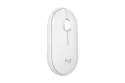 Logitech Pebble Mouse 2 M350s Ratón Inalámbrico Blanco 4000 DPI