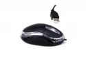 OcioDual Ratón Óptico USB Retroiluminado 800DPI Negro