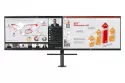 Monitor LG ERGO Dual 27" 27QP88DP-BS IPS QHD 75Hz USB-C c/ DP Daisy Chain
