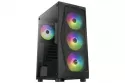 Aerocool Falcon ARGB Cristal Templado USB 3.0 Negra