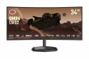 Monitor Cooler Master GM34-CWQ2 34" VA UWQHD 2K 180Hz 0.5ms HDR400 FreeSync Curvo