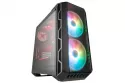 Cooler Master MasterCase H500 ARGB Cristal Templado USB 3.0 Gris Metalizado