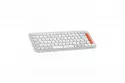 Logitech Pop Icon Keys teclado Inalámbrico Bluetooth Blanco