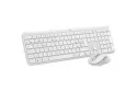 Logitech Signature Slim MK950 Combo Teclado + Ratón Inalámbrico Blanco