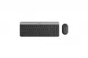 Logitech Slim Wireless Combo MK470 - Ensemble clavier et souris - sans fil - 2.4 GHz - Français - graphite