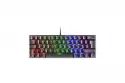 Mars Gaming MK60 Teclado Mecánico Negro FRGB Switch Rojo Layout Español