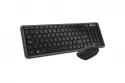 PcCom Essential Combo Low Profile Teclado + Ratón Wireless Negro