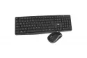 PcCom Essential Combo MK20 Teclado + Ratón Wireless Negro