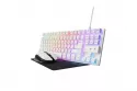 Trust GXT 794W Pack Gaming Teclado TKL RGB Blanco + Ratón Inalámbrico RGB Blanco + Alfombrilla Negra