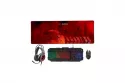 Combo Gaming Teclado + Ratón + Auriculares + Alfombrilla XXL Mars Gaming MCPRGB2