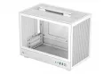 DeepCool CH160 Mini Tower ITX Cristal Templado USB-C Blanca