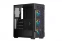 Corsair iCUE 220T RGB Airflow Cristal Templado USB 3.0 Negra